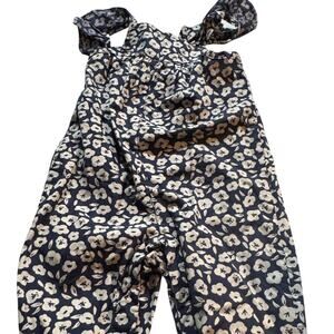 Hatley Navy and White Floral Baby Romper. NEW! 9-12m